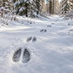 deer tracks snow featured