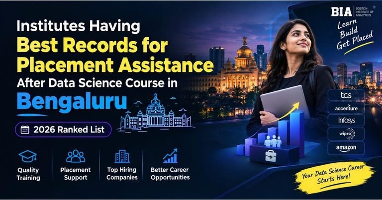 Institutes Having Best Records for Placement Assistance After Data Science Course in Bengaluru: 2026 Ranked List 